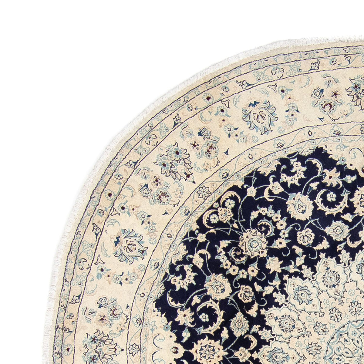 Dywan perski - Nain - 352 x 248 cm - ciemnoniebieski