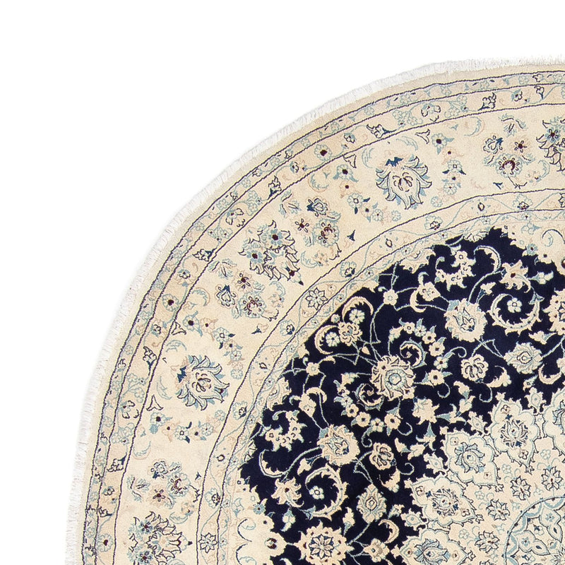 Dywan perski - Nain - 352 x 248 cm - ciemnoniebieski