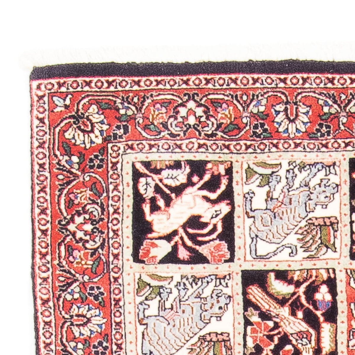 Dywan perski - Bijar - 138 x 71 cm - jasna czerwień