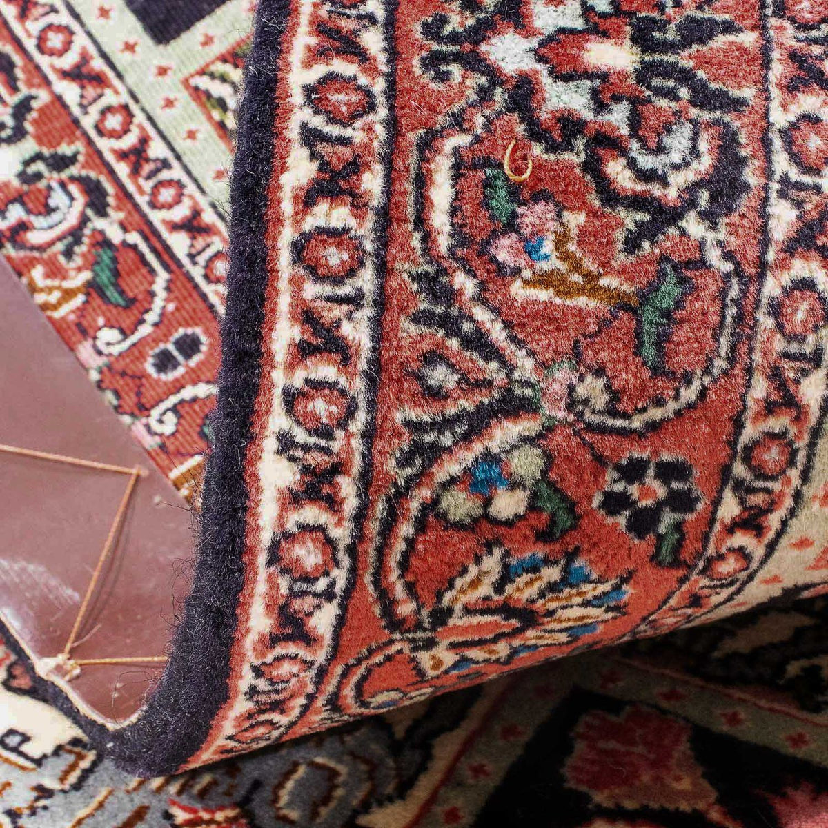 Dywan perski - Bijar - 138 x 71 cm - jasna czerwień