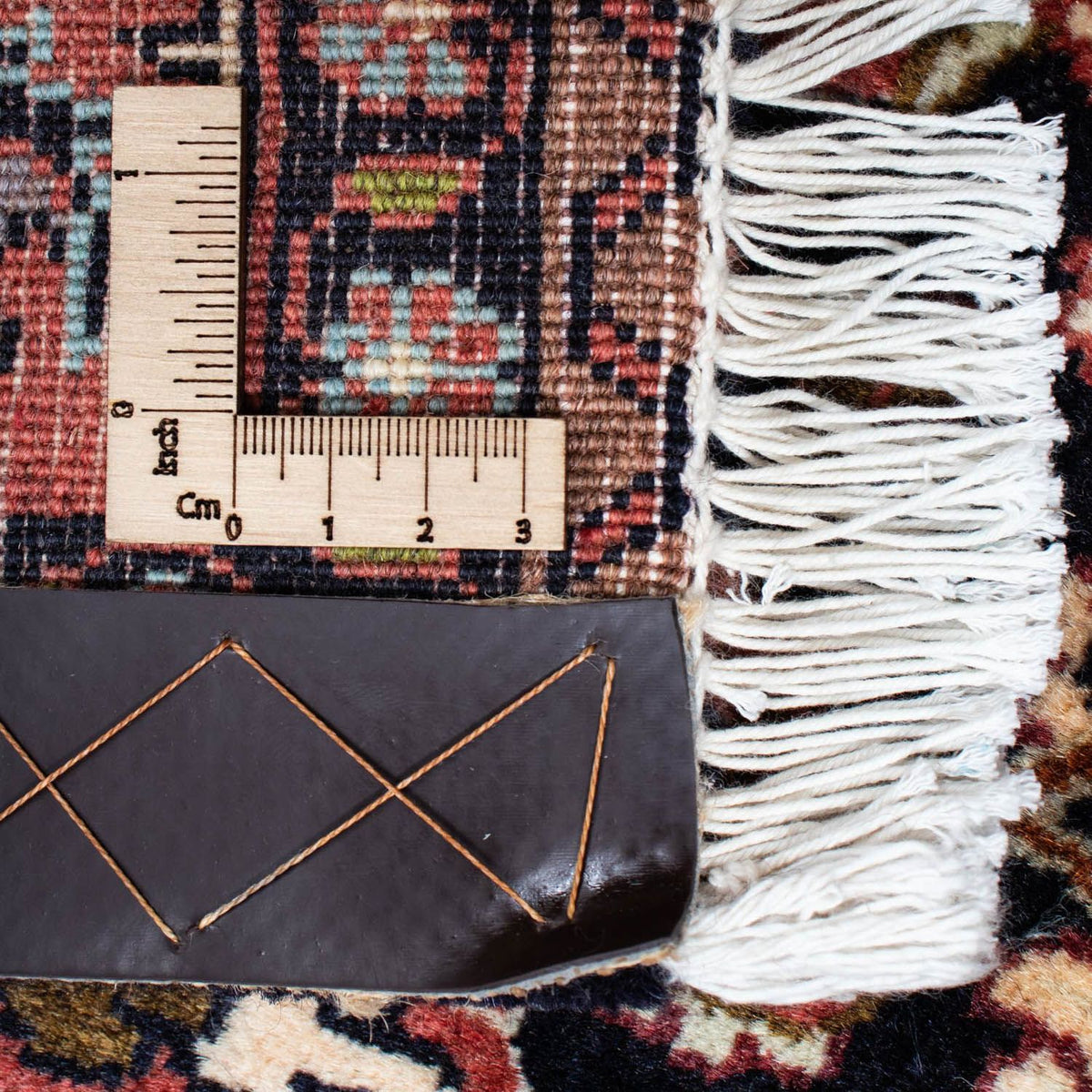 Dywan perski - Bijar - 210 x 141 cm - ciemnoniebieski