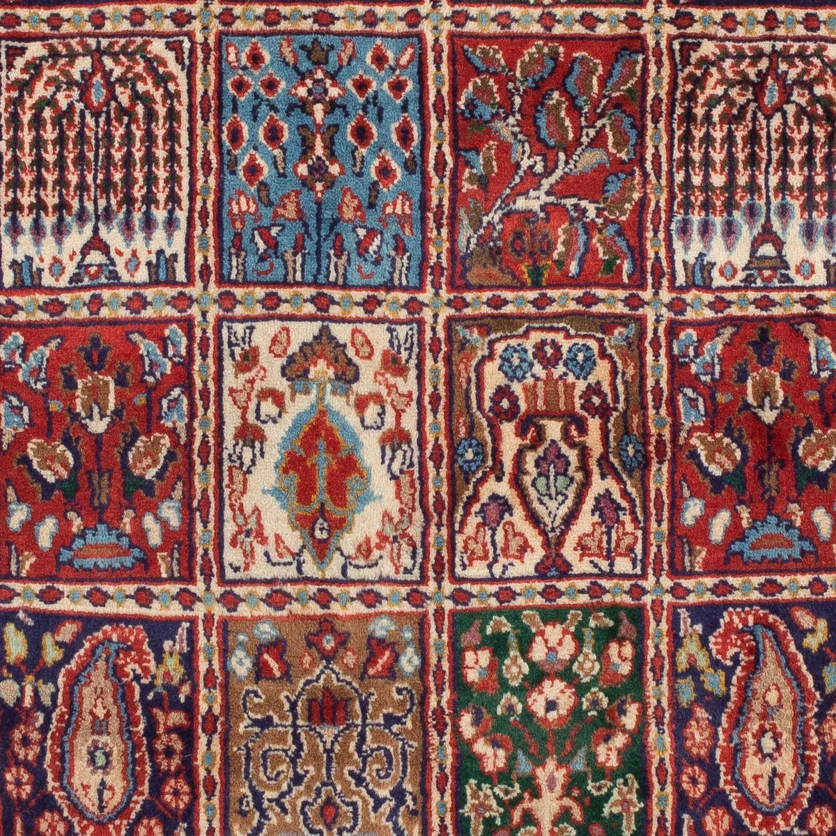 Dywan perski - Klasyczny - 142 x 97 cm - ciemna czerwień