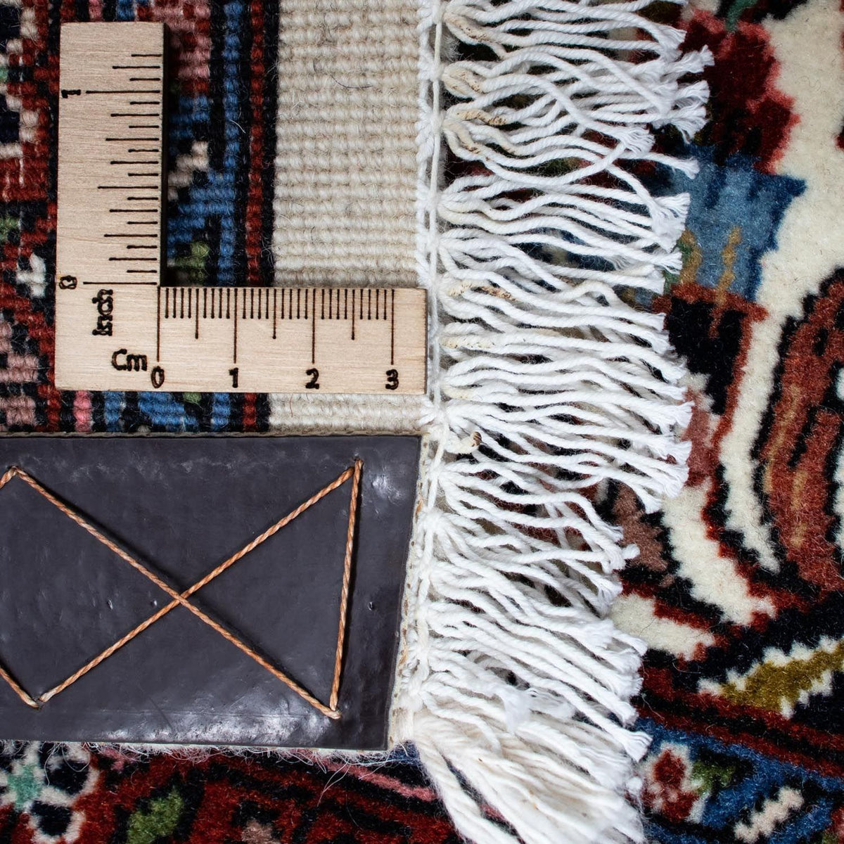 Dywan perski - Bijar - 208 x 133 cm - beżowy