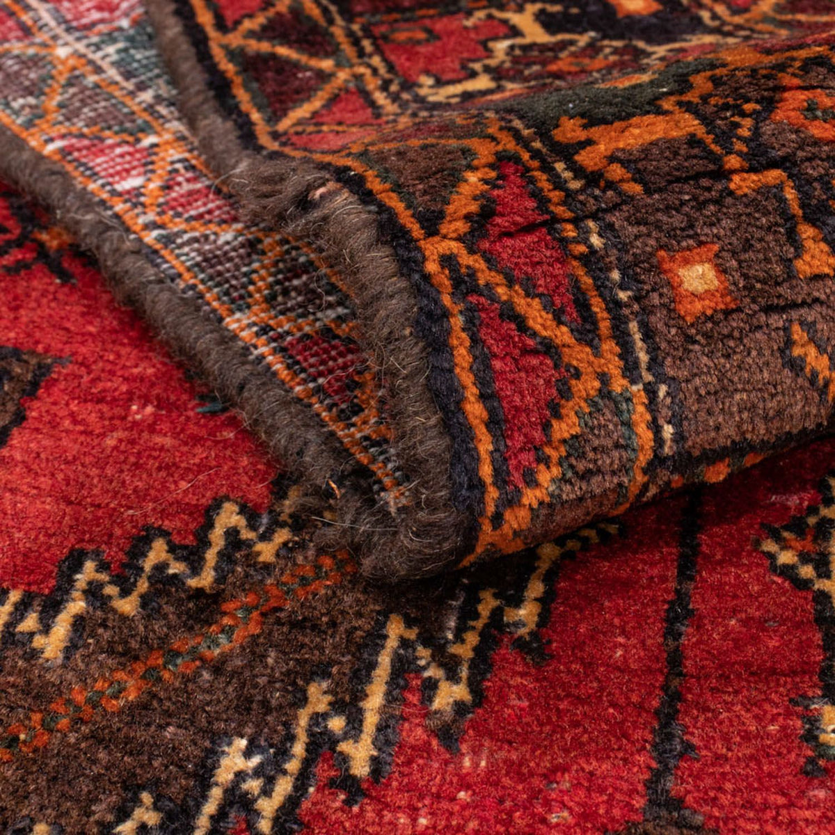 Biegacz Dywan beludżycki - 237 x 103 cm - czerwony