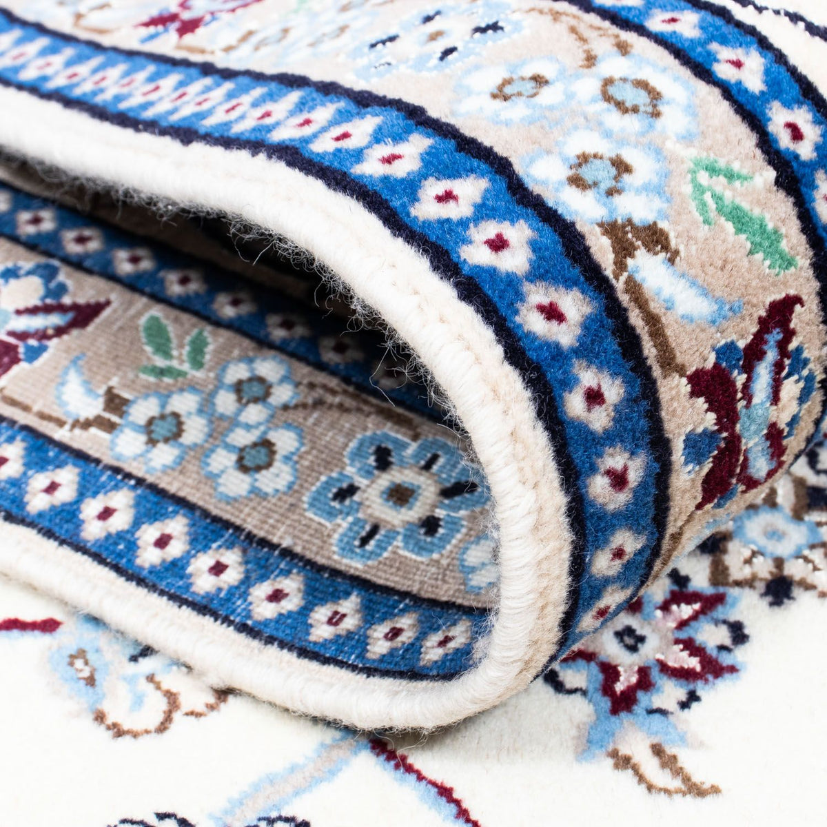 Dywan perski - Nain - Królewski - 294 x 199 cm - beżowy