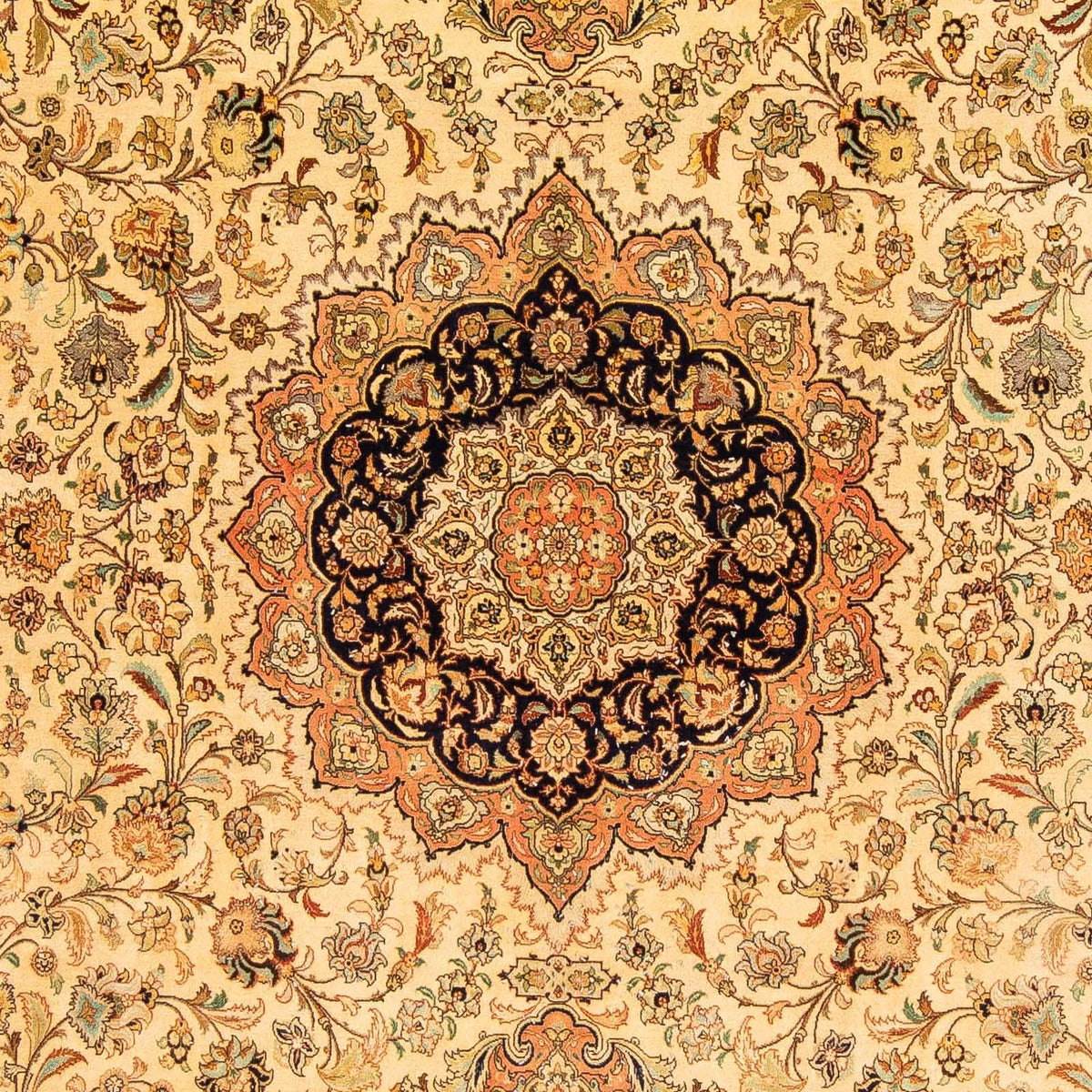 Dywan perski - Tabriz - Premium - 320 x 201 cm - brązowy