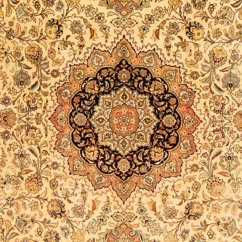 Dywan perski - Tabriz - Premium - 320 x 201 cm - brązowy