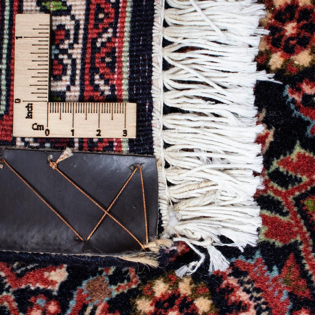 Dywan perski - Bijar - 209 x 140 cm - ciemnoniebieski