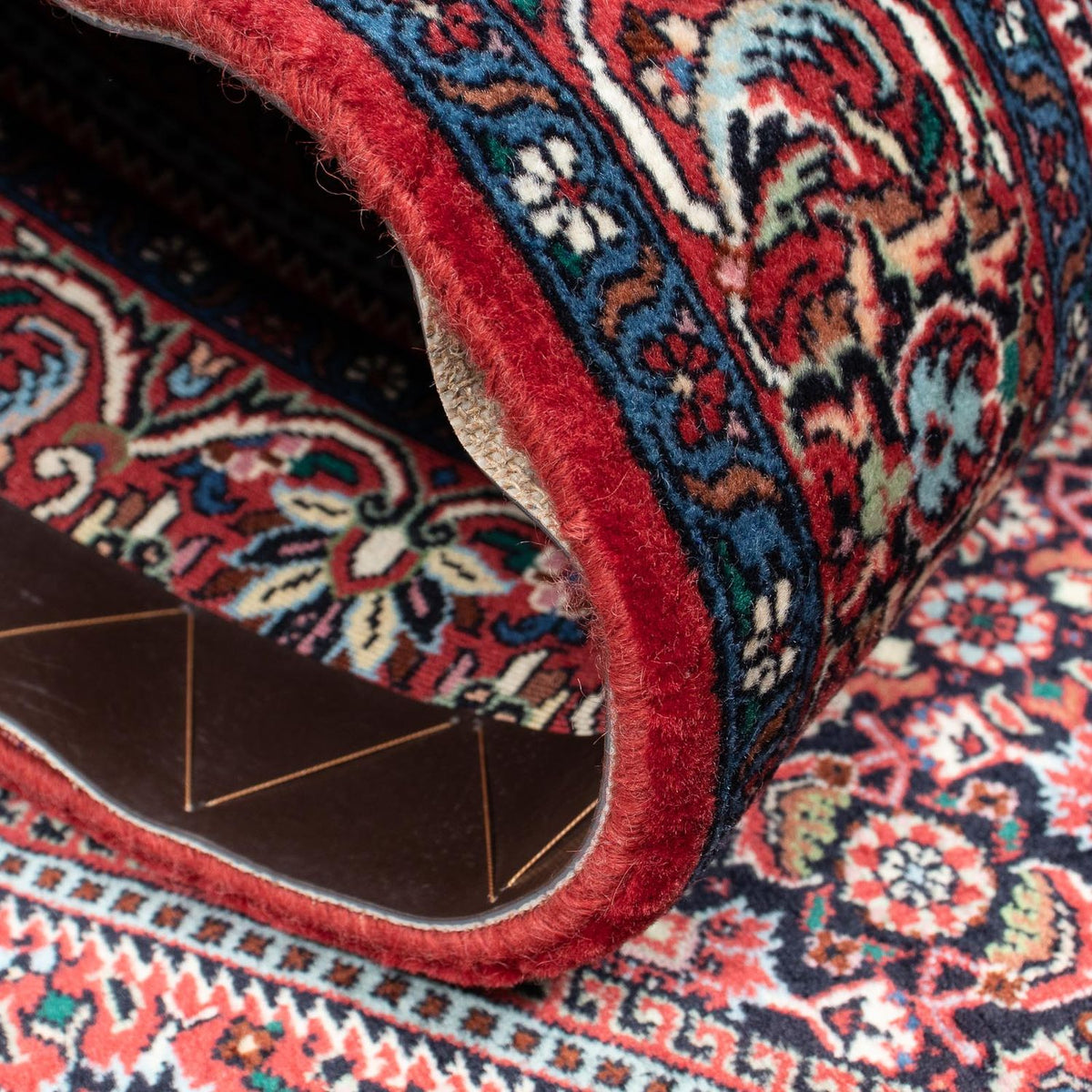 Biegacz Dywan perski - Bijar - 200 x 97 cm - jasna czerwień