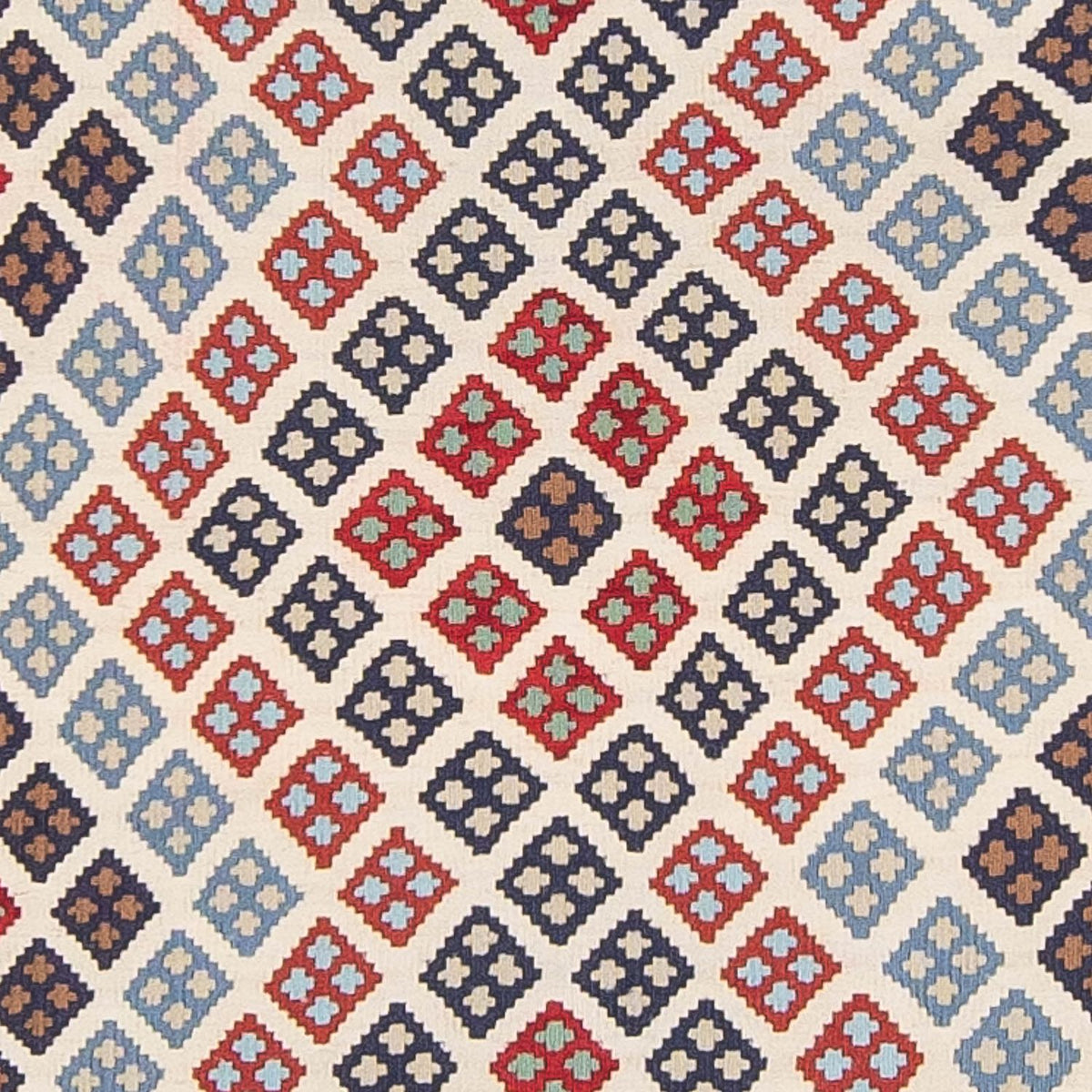 Biegacz Dywan Kelim - Orientalny - 385 x 96 cm - wielokolorowy