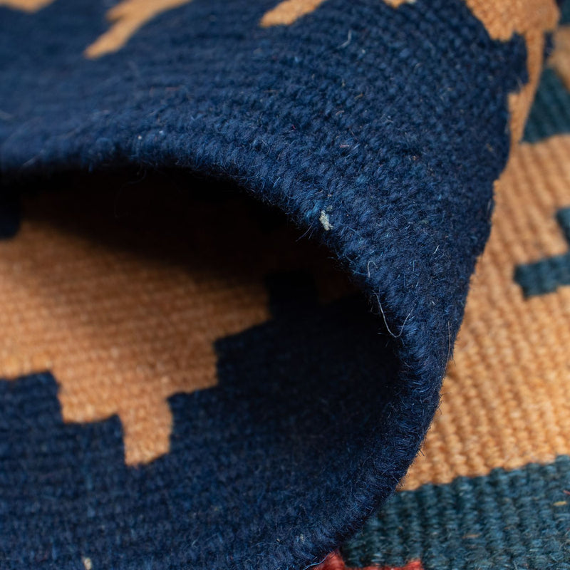 Dywan Kelim - Orientalny - 152 x 87 cm - ciemna czerwień