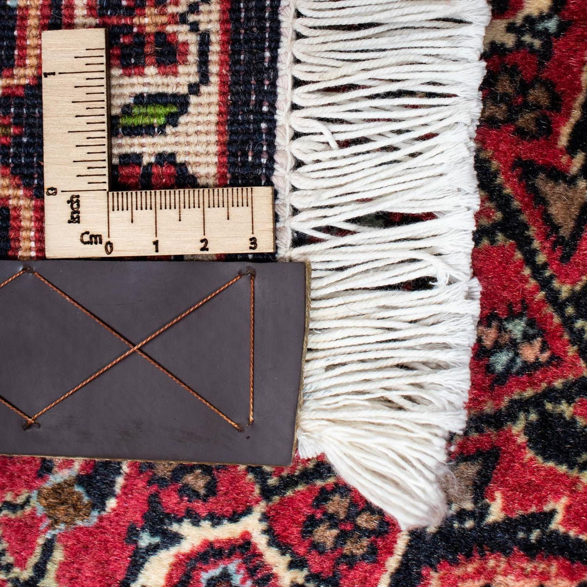 Dywan perski - Bijar - 206 x 140 cm - czerwony