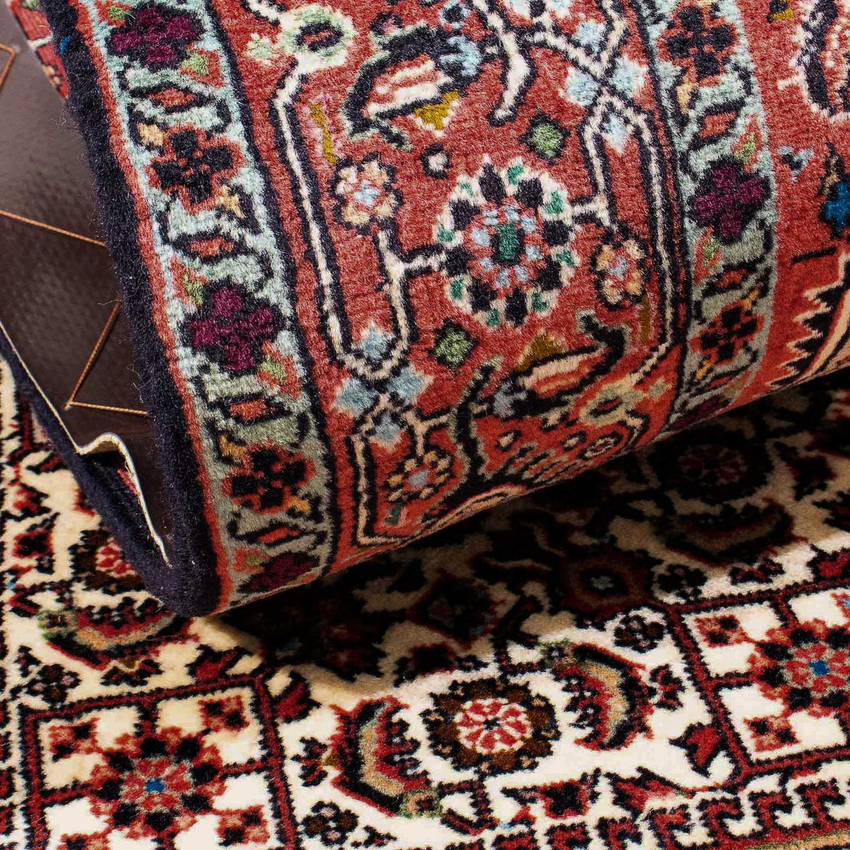 Dywan perski - Bijar - 177 x 108 cm - czerwony