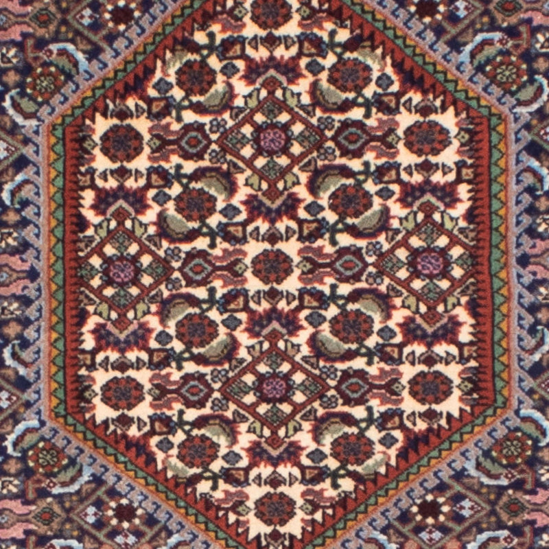 Biegacz Dywan perski - Bijar - 255 x 69 cm - niebieski