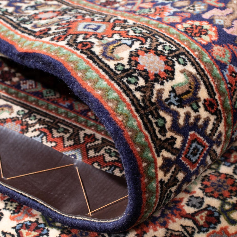 Biegacz Dywan perski - Bijar - 255 x 69 cm - niebieski