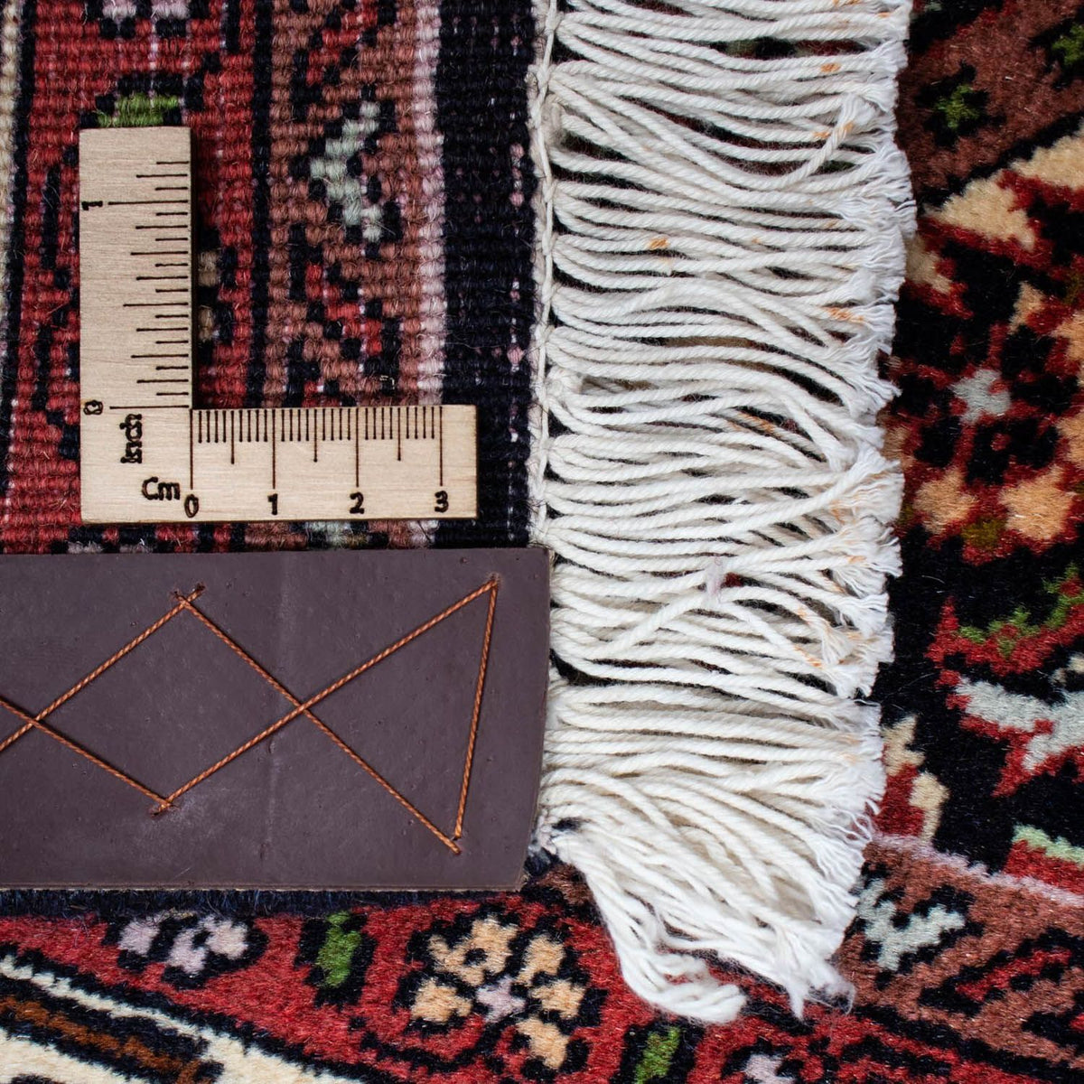 Dywan perski - Bijar - 220 x 136 cm - czerwony