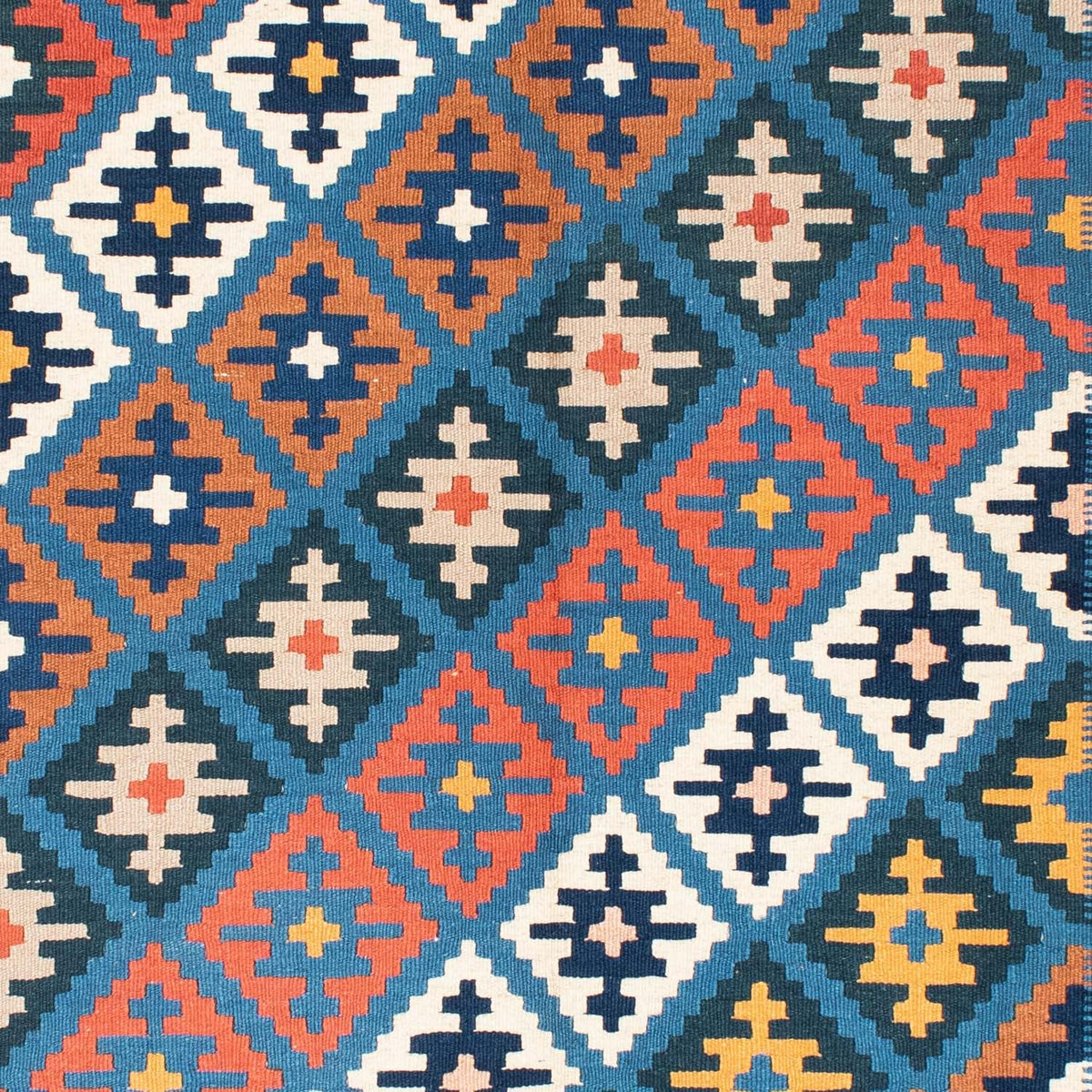 Dywan Kelim - Orientalny - 216 x 154 cm - wielokolorowy