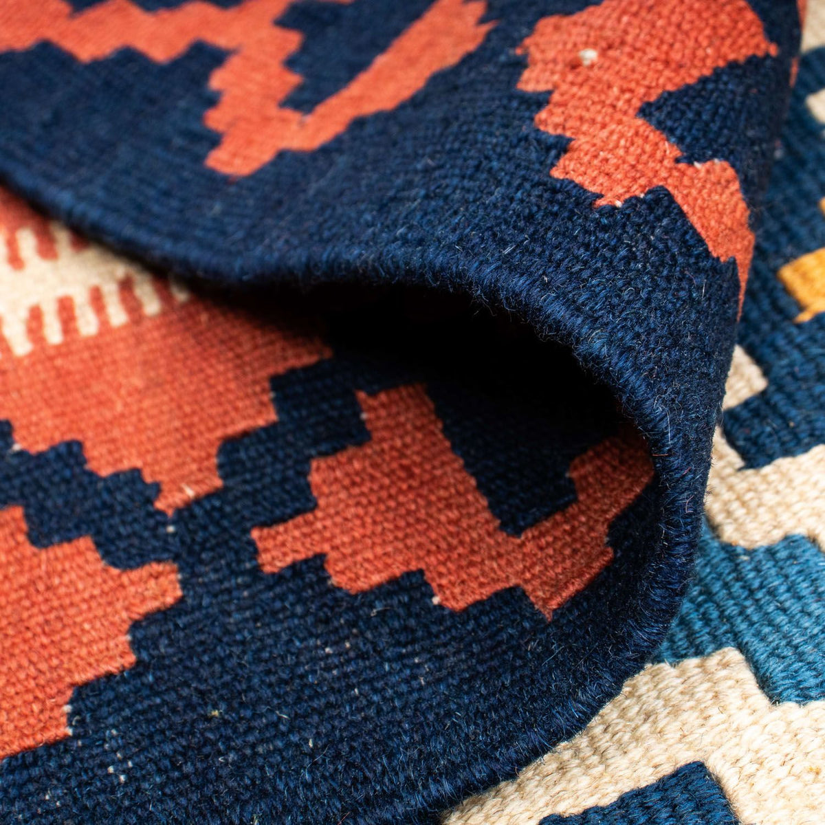 Dywan Kelim - Orientalny - 216 x 154 cm - wielokolorowy