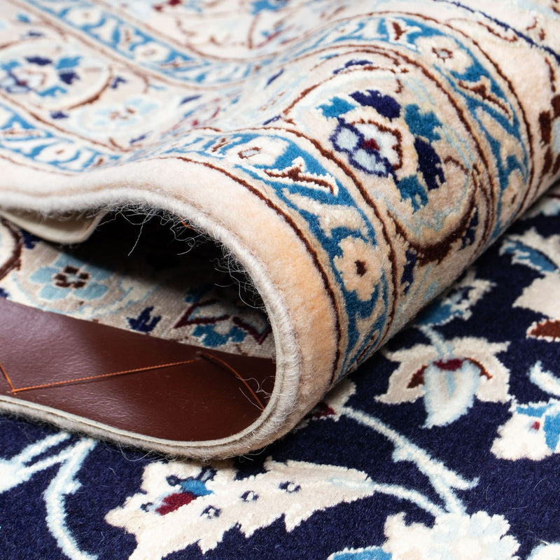 Dywan perski - Nain - Premium - 351 x 253 cm - ciemnoniebieski