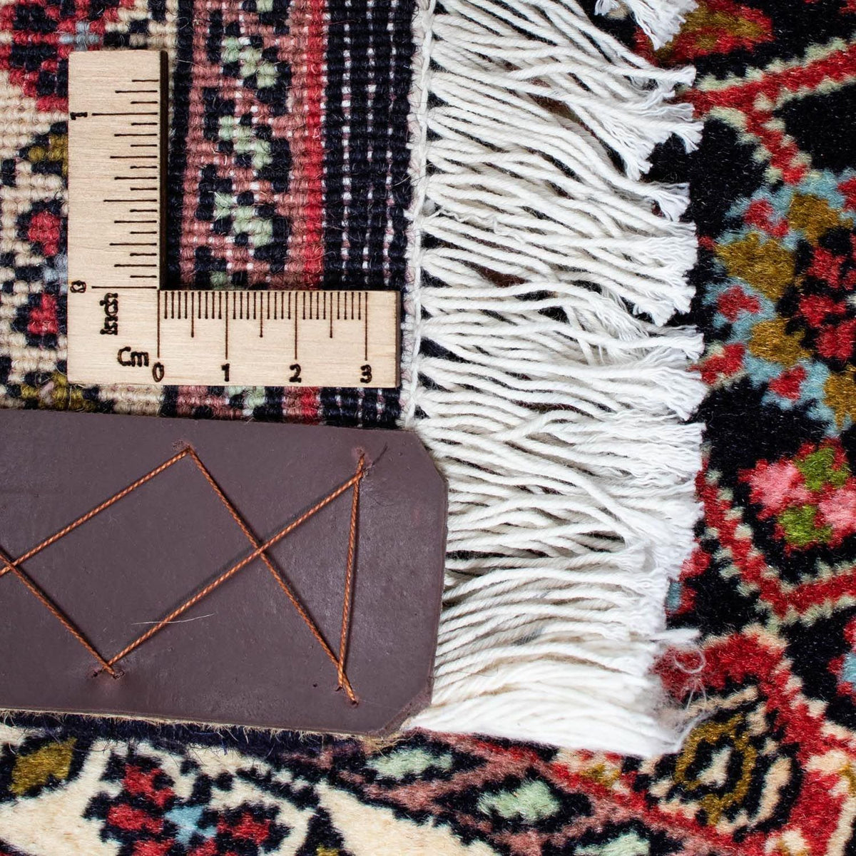 Dywan perski - Bijar - 215 x 140 cm - ciemnoniebieski