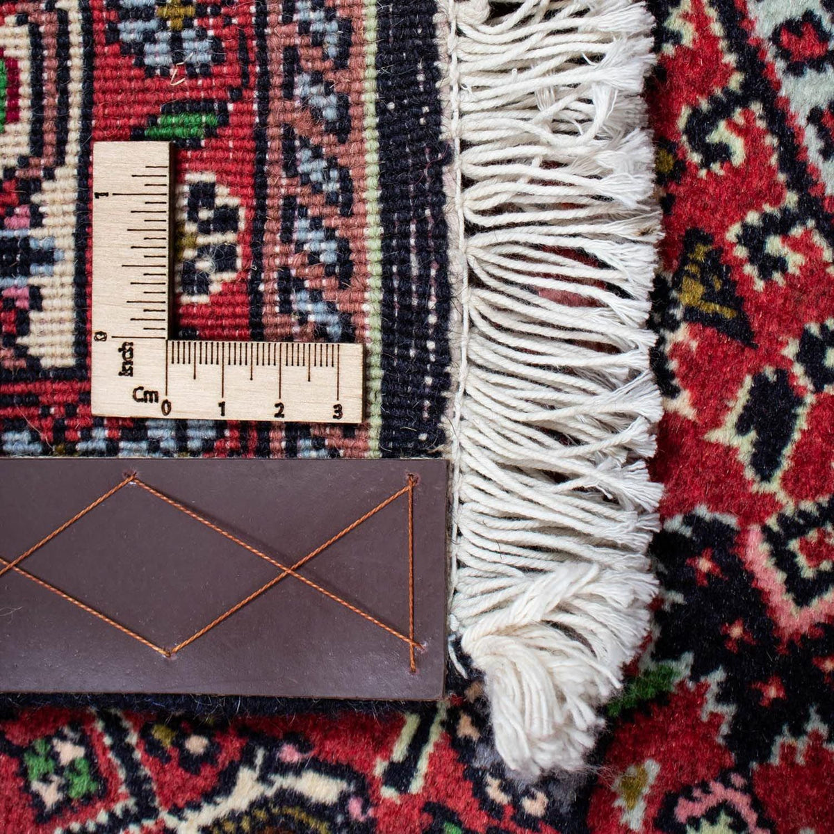 Dywan perski - Bijar - 216 x 137 cm - ciemnoniebieski