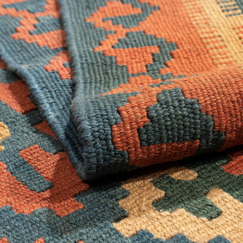 Dywan Kelim - Orientalny - 203 x 158 cm - wielokolorowy