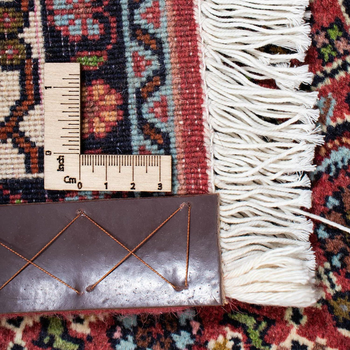 Dywan perski - Bijar - 199 x 140 cm - ciemnoniebieski