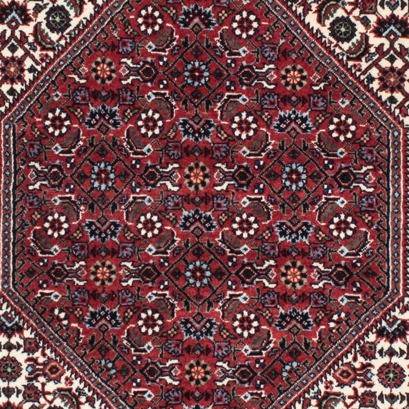 Biegacz Dywan perski - Bijar - 218 x 76 cm - beżowy