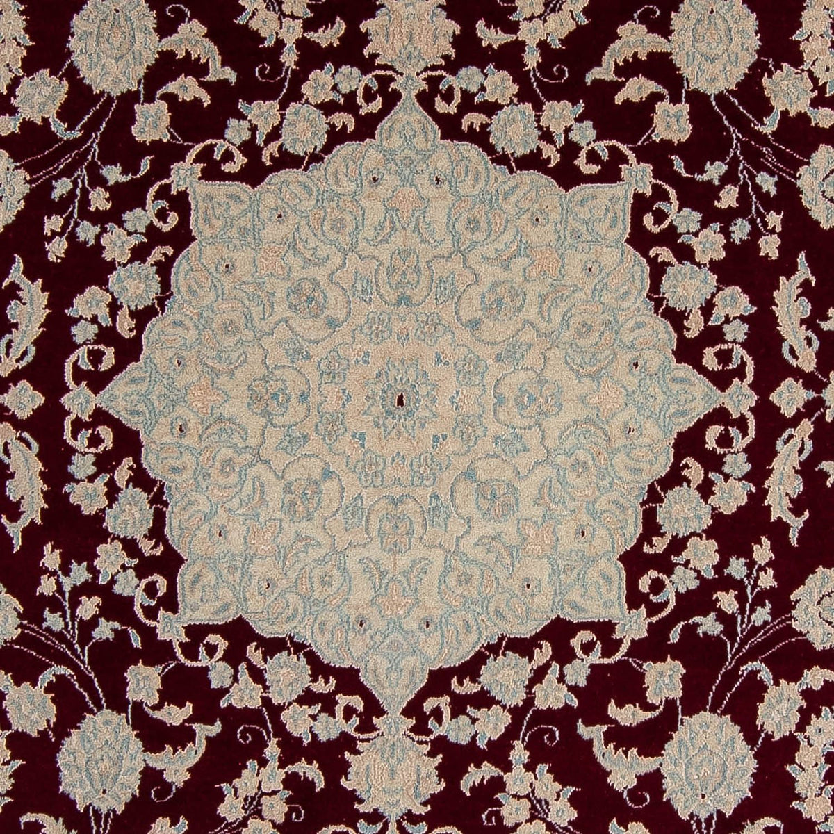 Dywan perski - Nain - 349 x 248 cm - ciemna czerwień