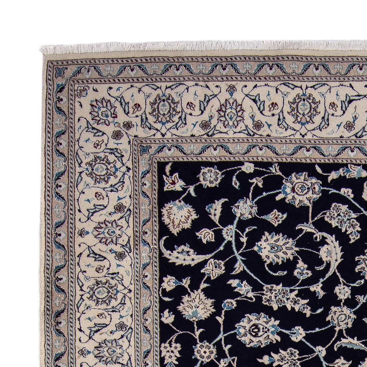 Dywan perski - Nain - 338 x 245 cm - ciemnoniebieski