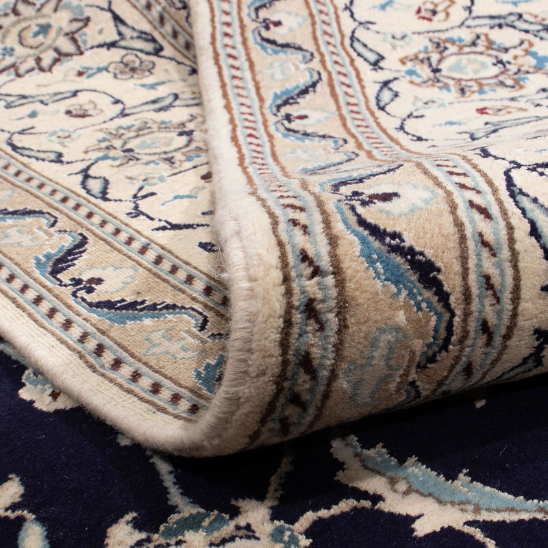 Dywan perski - Nain - 338 x 245 cm - ciemnoniebieski