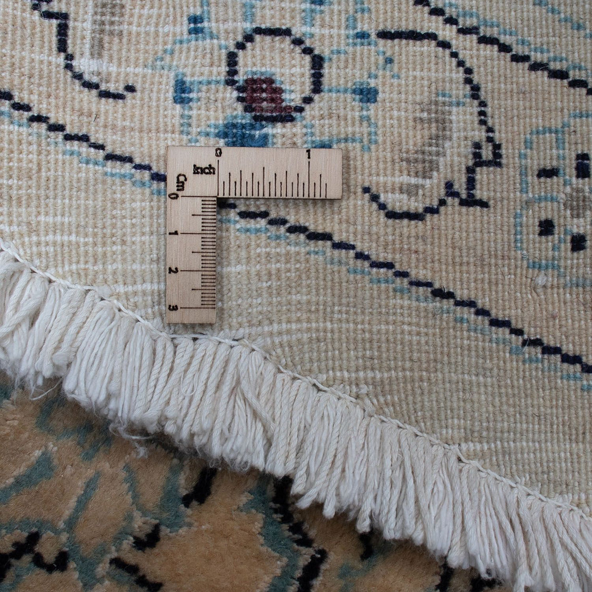 Dywan perski - Nain okrągły  - 287 x 287 cm - ciemna czerwień