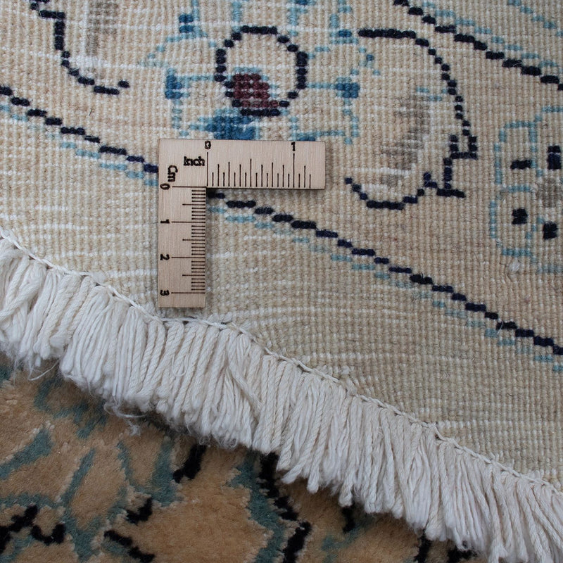 Dywan perski - Nain okrągły  - 287 x 287 cm - ciemna czerwień