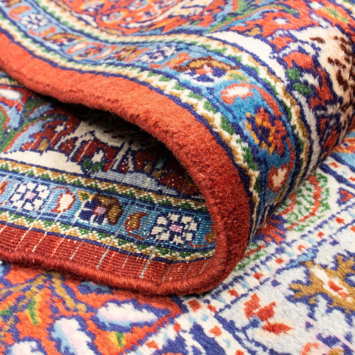 Biegacz Dywan perski - Klasyczny - 382 x 79 cm - ciemna czerwień