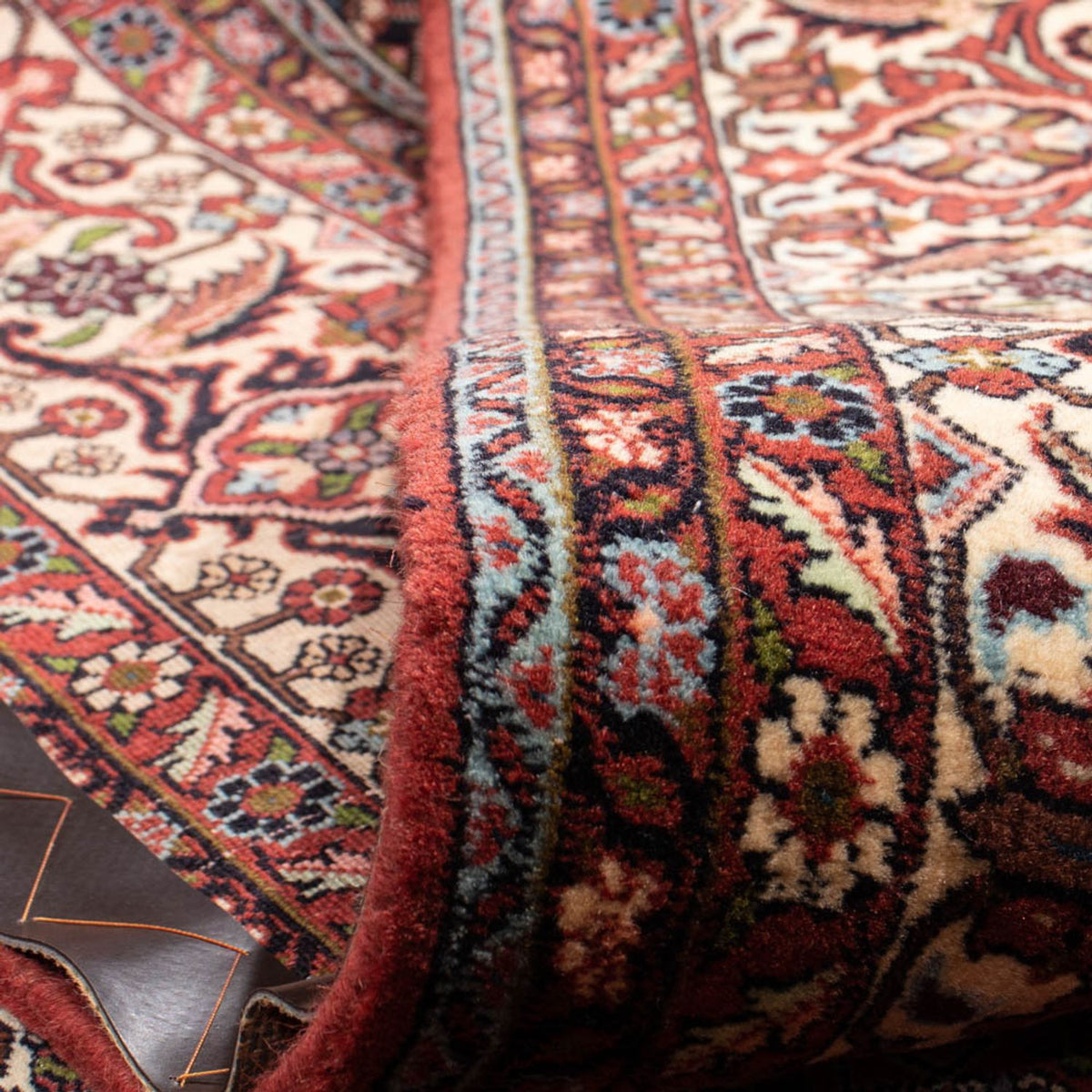 Dywan perski - Bijar - 329 x 255 cm - brązowy