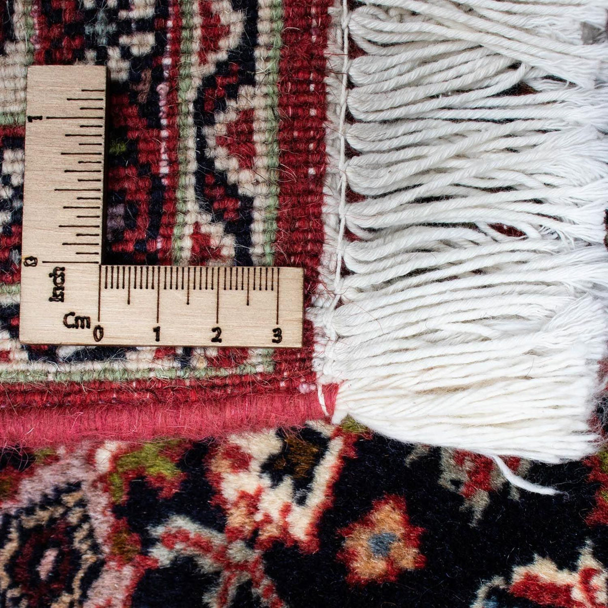 Dywan perski - Bijar - 198 x 147 cm - czerwony