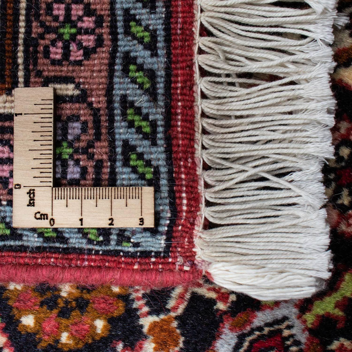 Dywan perski - Bijar - 222 x 138 cm - czerwony