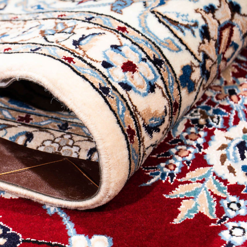 Dywan perski - Nain - Premium - 238 x 151 cm - ciemna czerwień