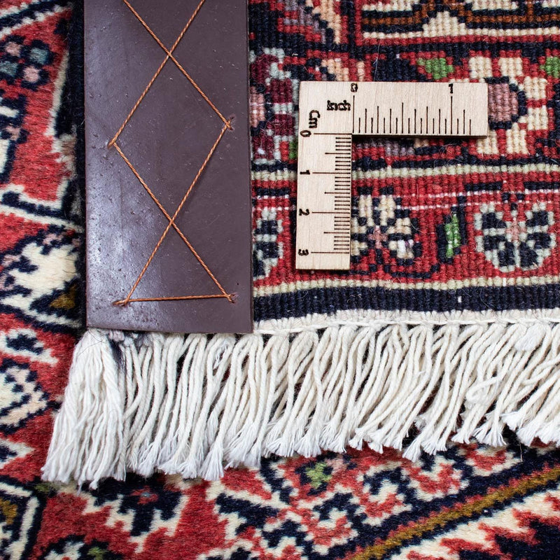 Dywan perski - Bijar - 214 x 140 cm - czerwony