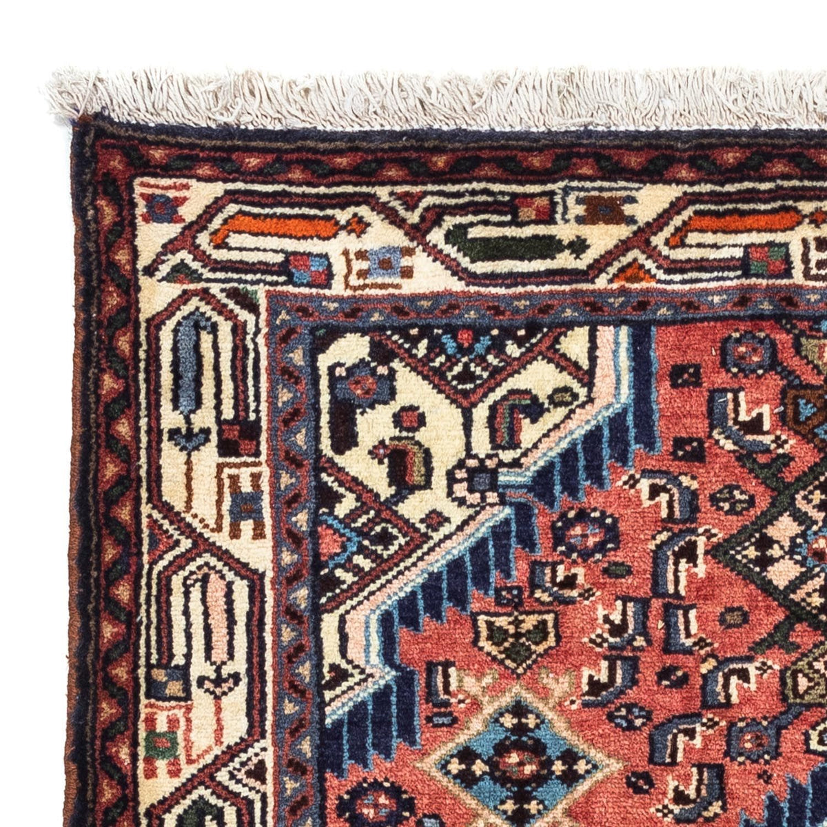 Perski dywan - Nomadyczny - 125 x 80 cm - jasna czerwień