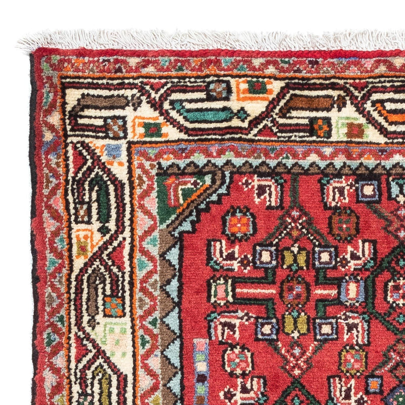 Perski dywan - Nomadyczny - 121 x 82 cm - czerwony