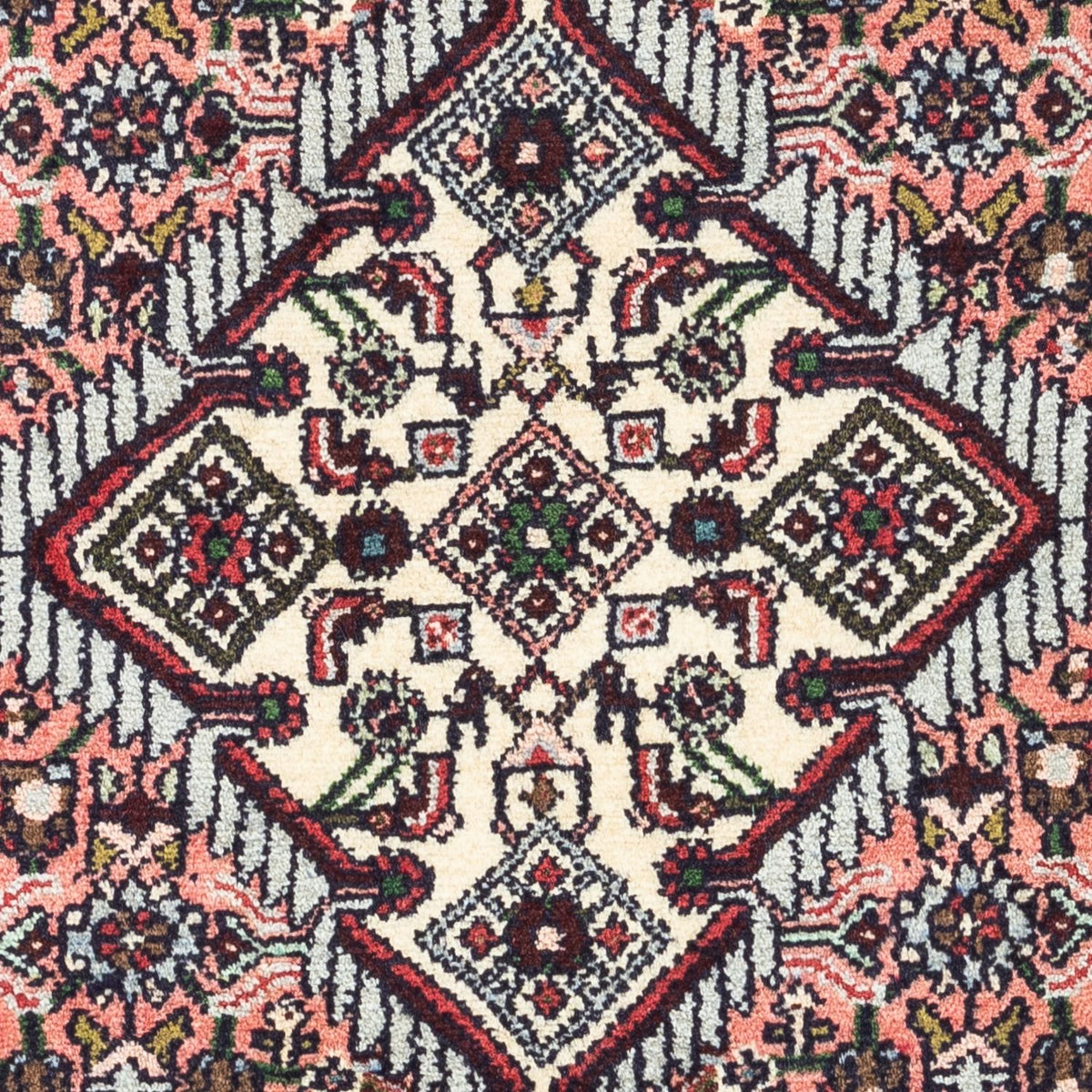 Perski dywan - Nomadyczny - 136 x 77 cm - jasna czerwień