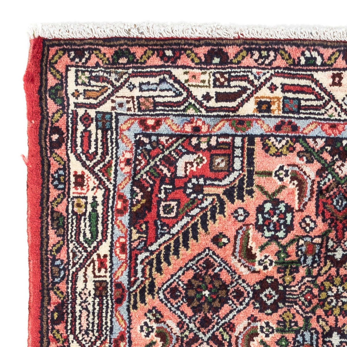 Perski dywan - Nomadyczny - 136 x 77 cm - jasna czerwień