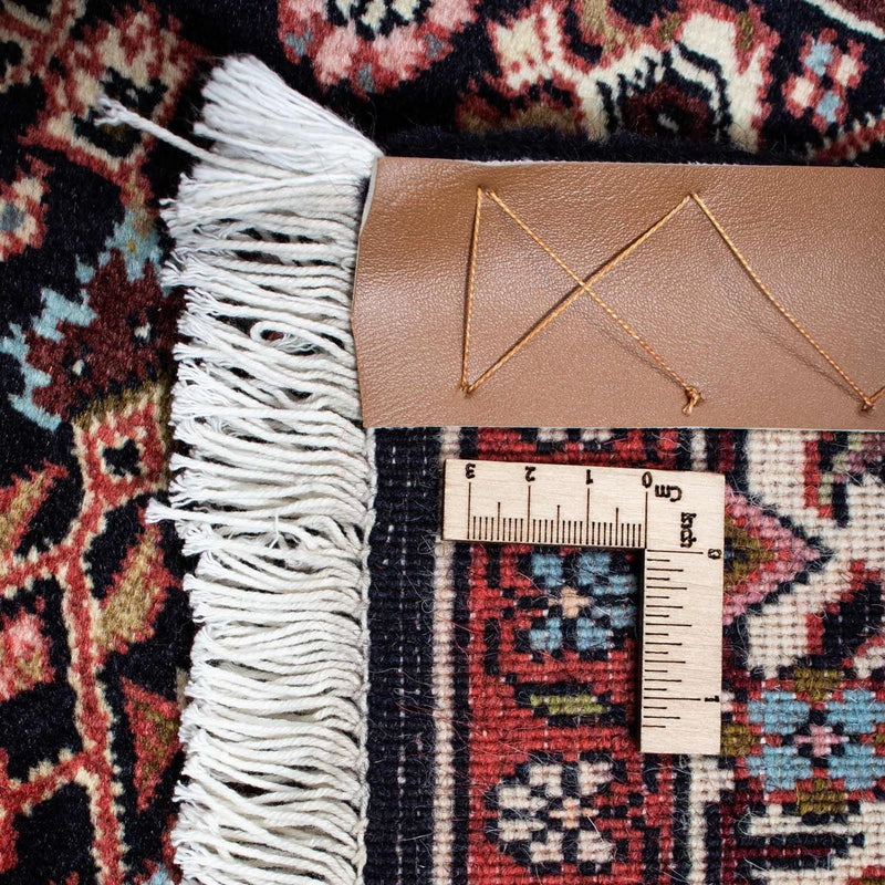 Dywan perski - Bijar - 225 x 140 cm - ciemnoniebieski