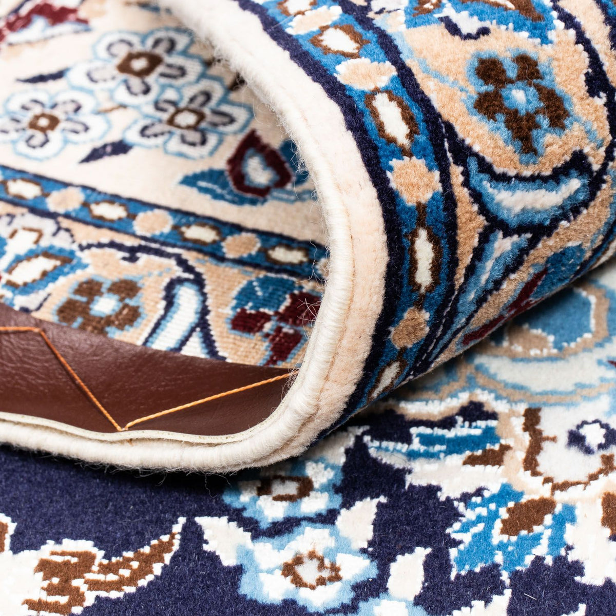 Dywan perski - Nain - Królewski - 300 x 202 cm - ciemnoniebieski