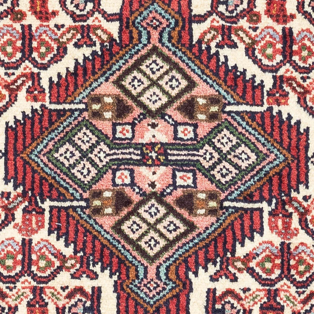 Perski dywan - Nomadyczny - 136 x 82 cm - ciemna czerwień