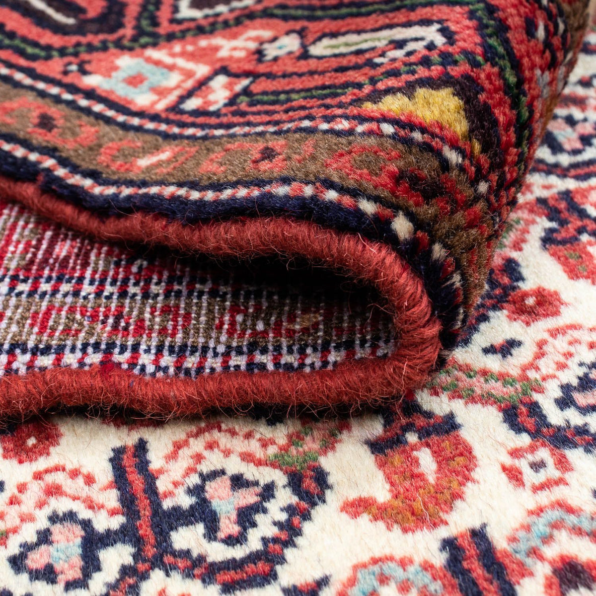 Perski dywan - Nomadyczny - 136 x 82 cm - ciemna czerwień