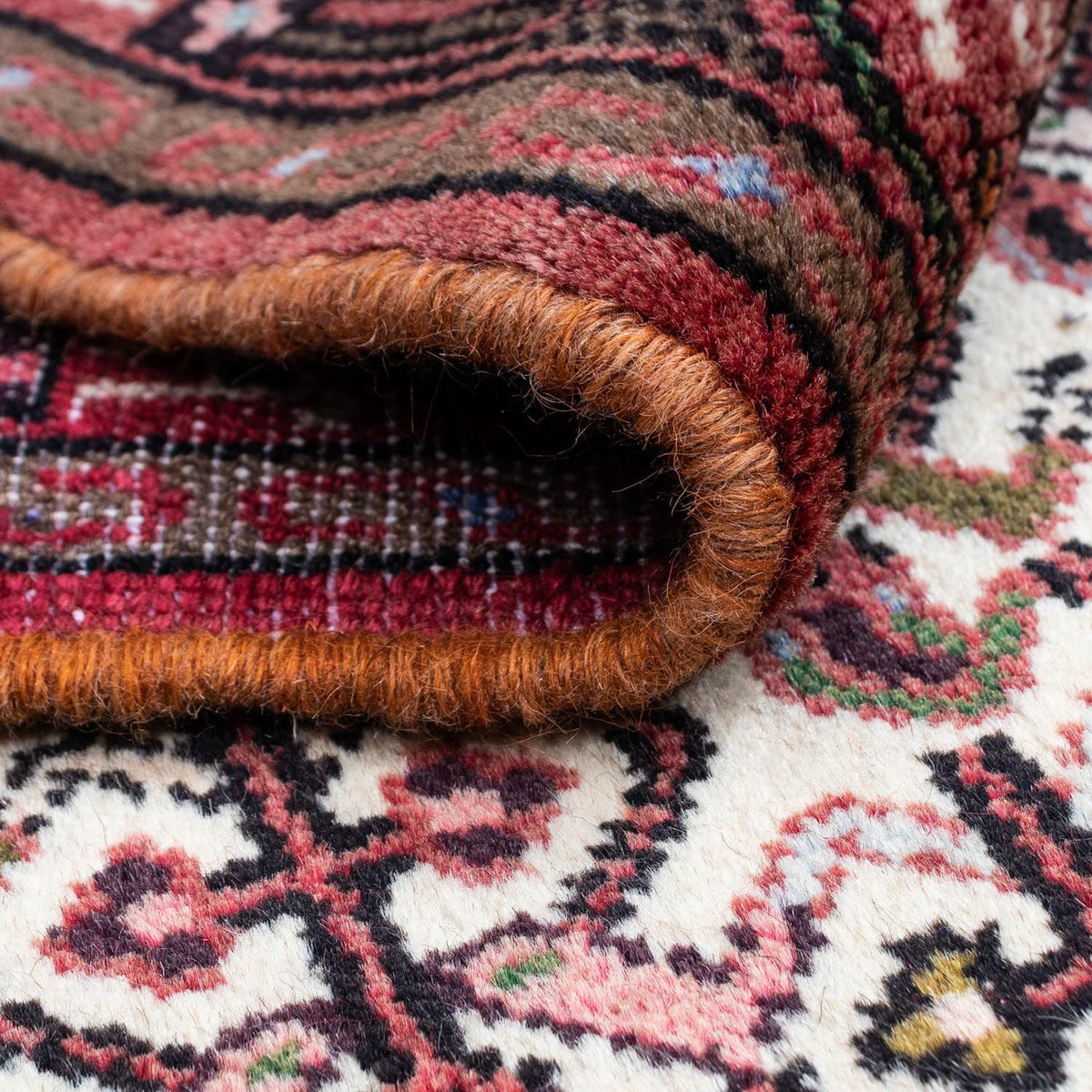 Perski dywan - Nomadyczny - 131 x 80 cm - ciemna czerwień