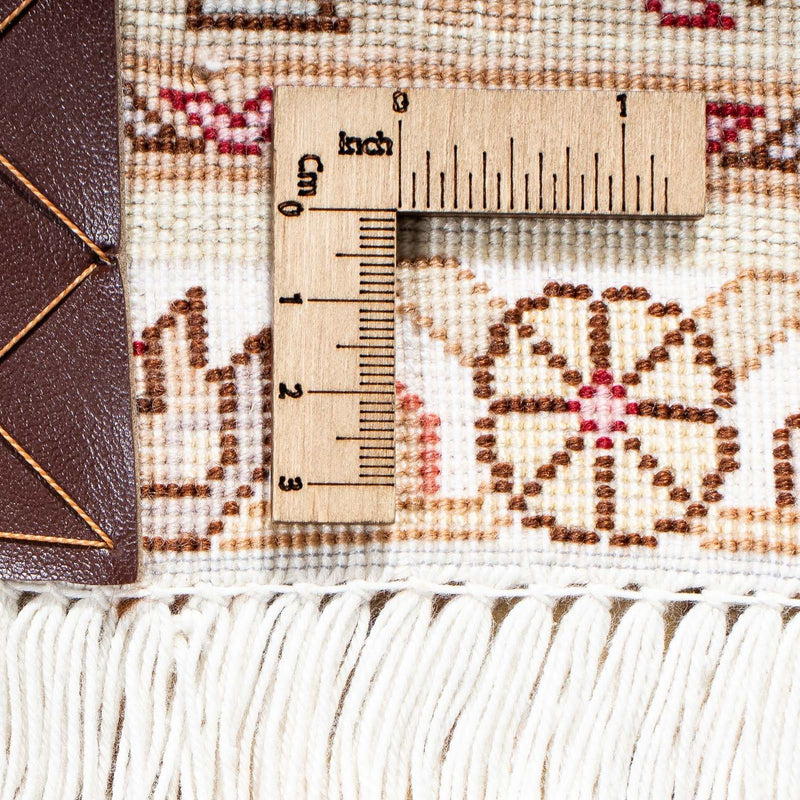 Dywan perski - Tabriz - Królewski - 212 x 148 cm - beżowy