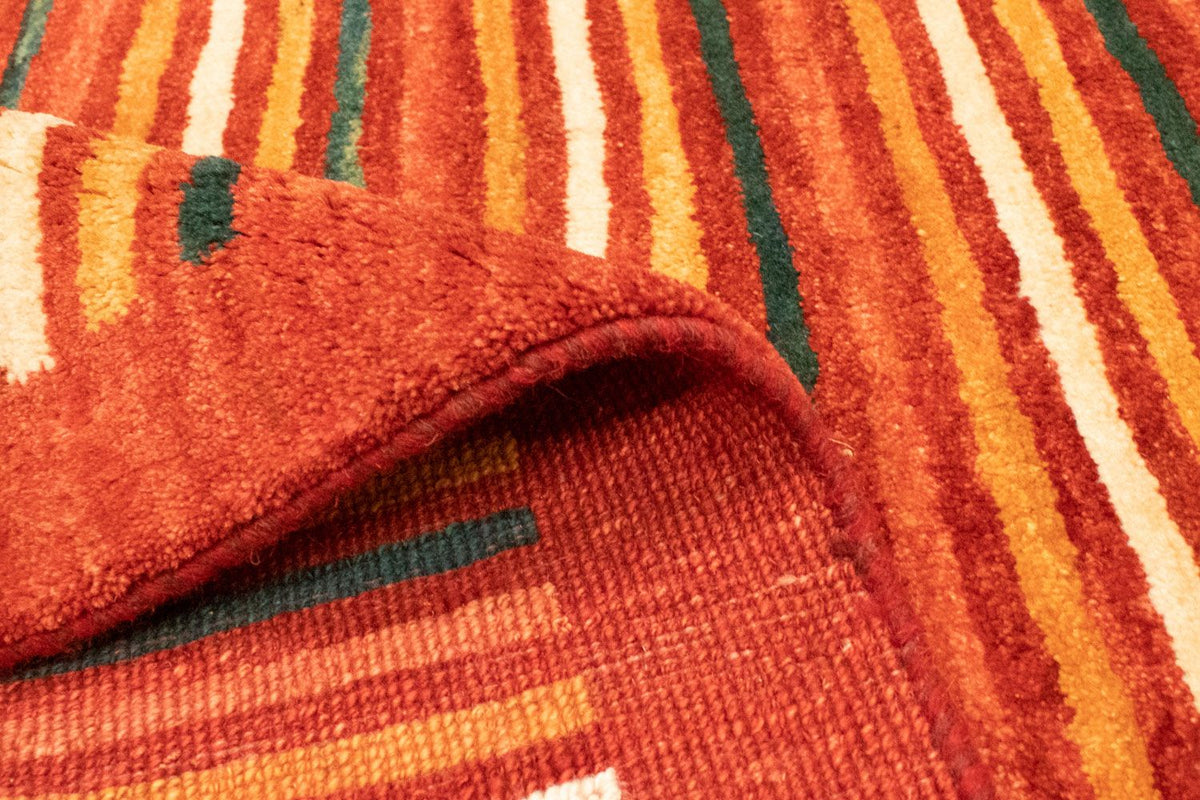 Dywan Gabbeh - perski - 181 x 120 cm - czerwony